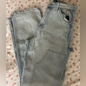 super high rise straight wild fable jeans